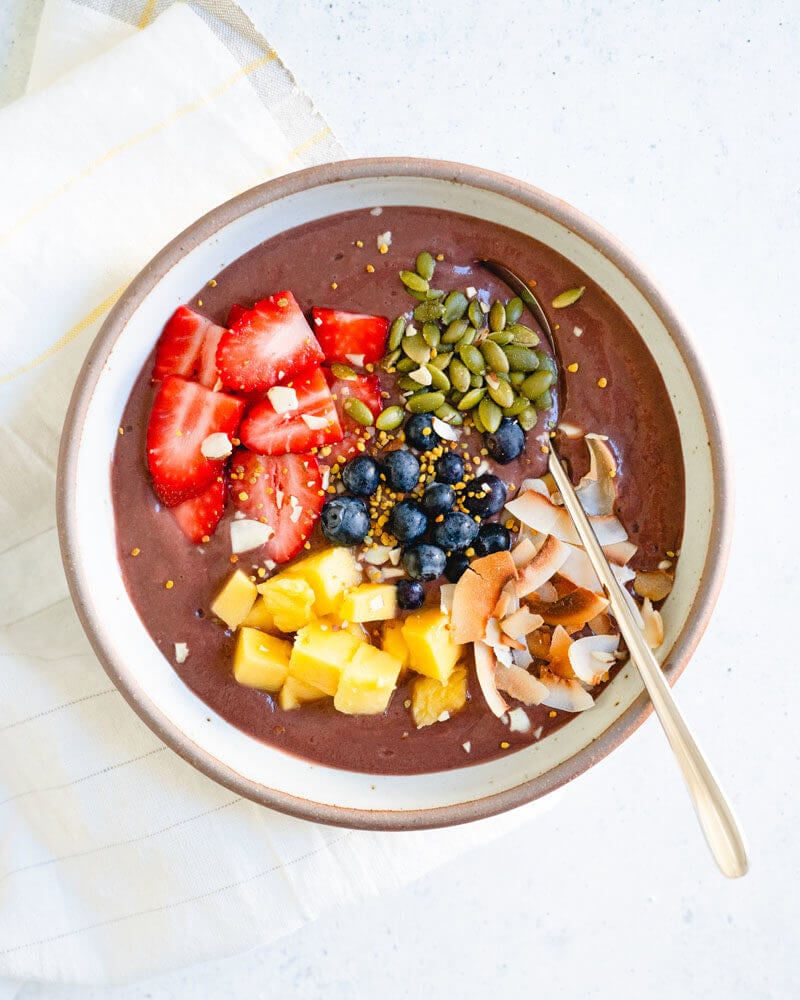 Homemade smoothie bowl
