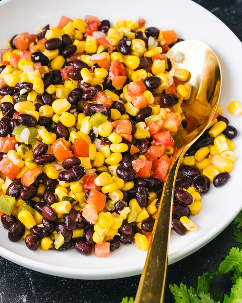 Black bean and corn salad