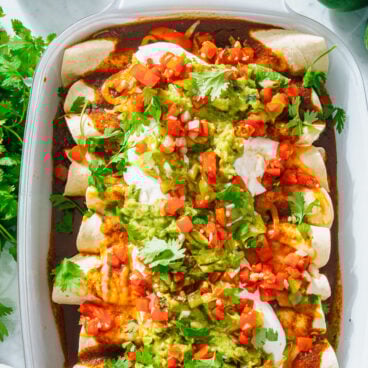 Chicken enchiladas