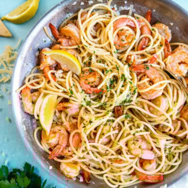 Shrimp pasta