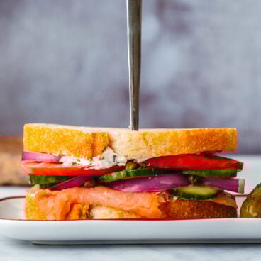 Smoked Salmon Sandwich