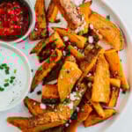 Sweet potato wedges