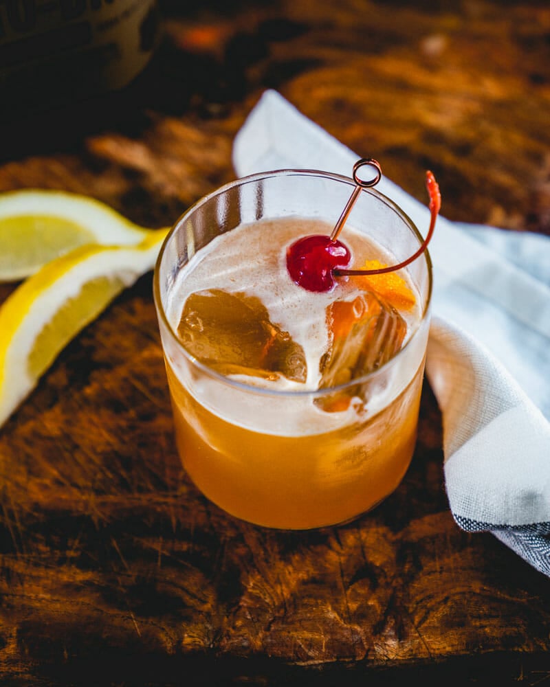 Whiskey sour recipe